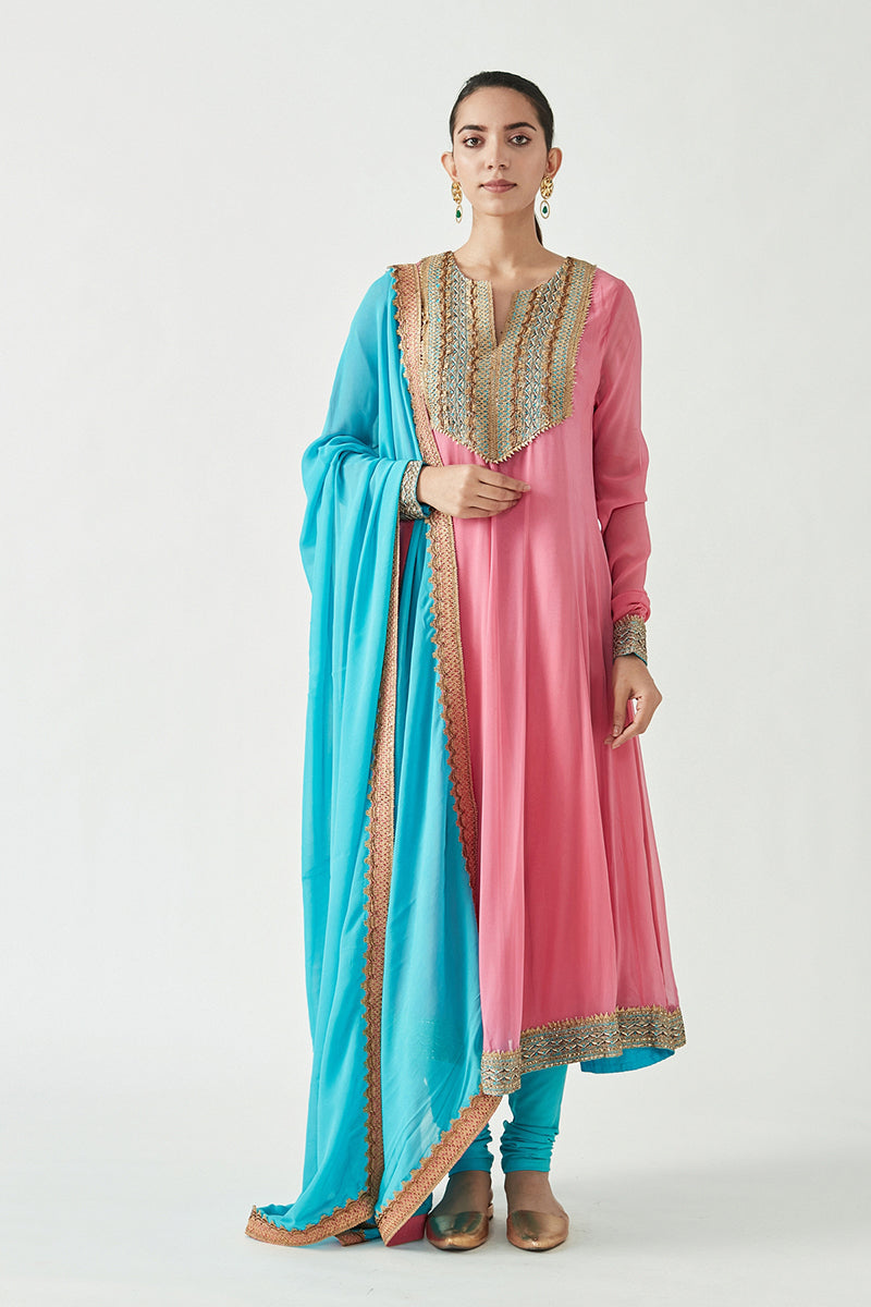 Falak Anarkali Kurta - Indian Clothing in Denver, CO, Aurora, CO, Boulder, CO, Fort Collins, CO, Colorado Springs, CO, Parker, CO, Highlands Ranch, CO, Cherry Creek, CO, Centennial, CO, and Longmont, CO. Nationwide shipping USA - India Fashion X