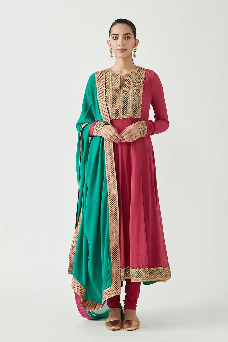 Prishi Anarkali Kurta - Indian Clothing in Denver, CO, Aurora, CO, Boulder, CO, Fort Collins, CO, Colorado Springs, CO, Parker, CO, Highlands Ranch, CO, Cherry Creek, CO, Centennial, CO, and Longmont, CO. Nationwide shipping USA - India Fashion X