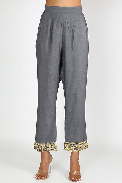 Gray Aari Kurta Salwar Set Indian Clothing in Denver, CO, Aurora, CO, Boulder, CO, Fort Collins, CO, Colorado Springs, CO, Parker, CO, Highlands Ranch, CO, Cherry Creek, CO, Centennial, CO, and Longmont, CO. NATIONWIDE SHIPPING USA- India Fashion X