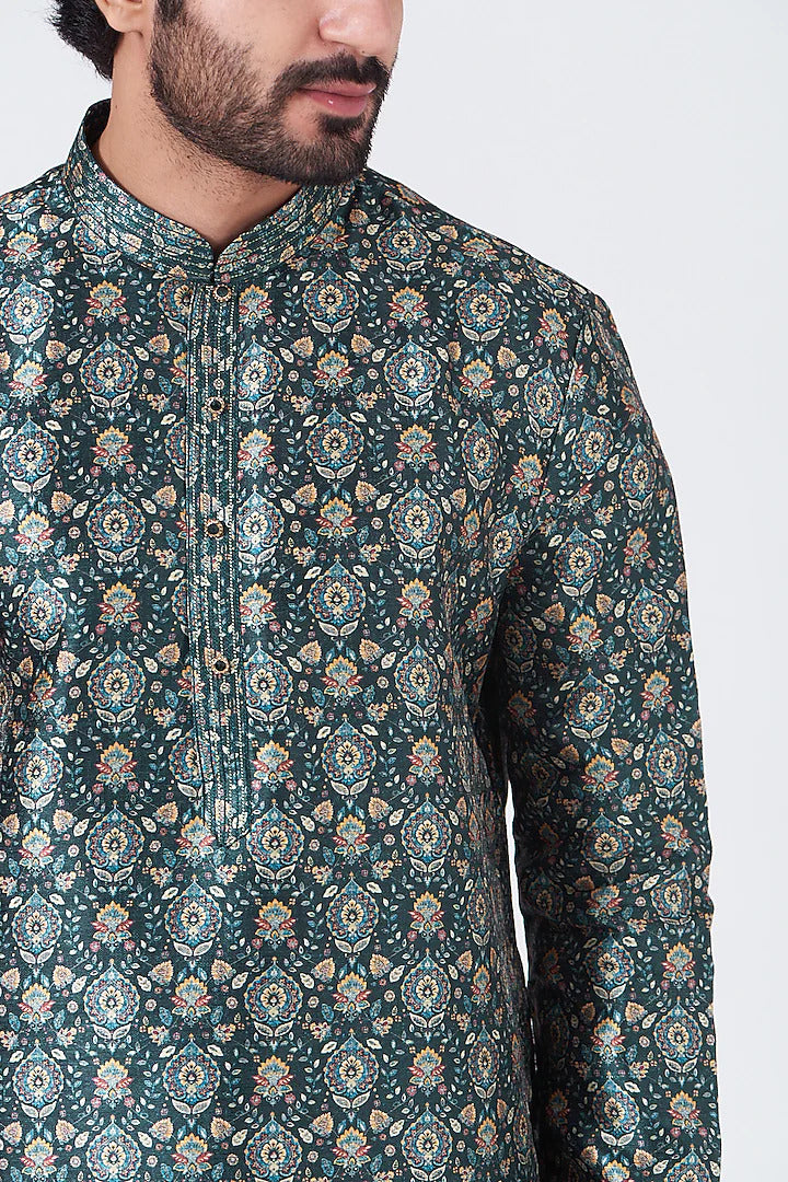 Kale SiIk Kurta Set Indian Clothing in Denver, CO, Aurora, CO, Boulder, CO, Fort Collins, CO, Colorado Springs, CO, Parker, CO, Highlands Ranch, CO, Cherry Creek, CO, Centennial, CO, and Longmont, CO. NATIONWIDE SHIPPING USA- India Fashion X