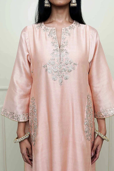 Pink Gota Chauga Kurta Set - Indian Clothing in Denver, CO, Aurora, CO, Boulder, CO, Fort Collins, CO, Colorado Springs, CO, Parker, CO, Highlands Ranch, CO, Cherry Creek, CO, Centennial, CO, and Longmont, CO. Nationwide shipping USA - India Fashion X