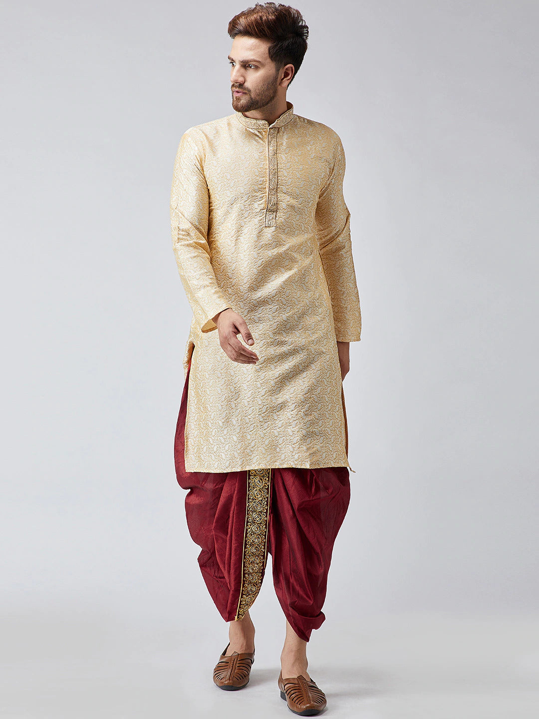 maroon Embroidered Dhoti Pants Indian Clothing in Denver, CO, Aurora, CO, Boulder, CO, Fort Collins, CO, Colorado Springs, CO, Parker, CO, Highlands Ranch, CO, Cherry Creek, CO, Centennial, CO, and Longmont, CO. NATIONWIDE SHIPPING USA- India Fashion X