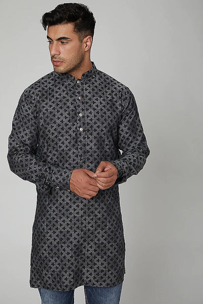 Gray Club Kurta Indian Clothing in Denver, CO, Aurora, CO, Boulder, CO, Fort Collins, CO, Colorado Springs, CO, Parker, CO, Highlands Ranch, CO, Cherry Creek, CO, Centennial, CO, and Longmont, CO. NATIONWIDE SHIPPING USA- India Fashion X