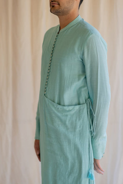 Sapphire angarkha kurta Indian Clothing in Denver, CO, Aurora, CO, Boulder, CO, Fort Collins, CO, Colorado Springs, CO, Parker, CO, Highlands Ranch, CO, Cherry Creek, CO, Centennial, CO, and Longmont, CO. NATIONWIDE SHIPPING USA- India Fashion X
