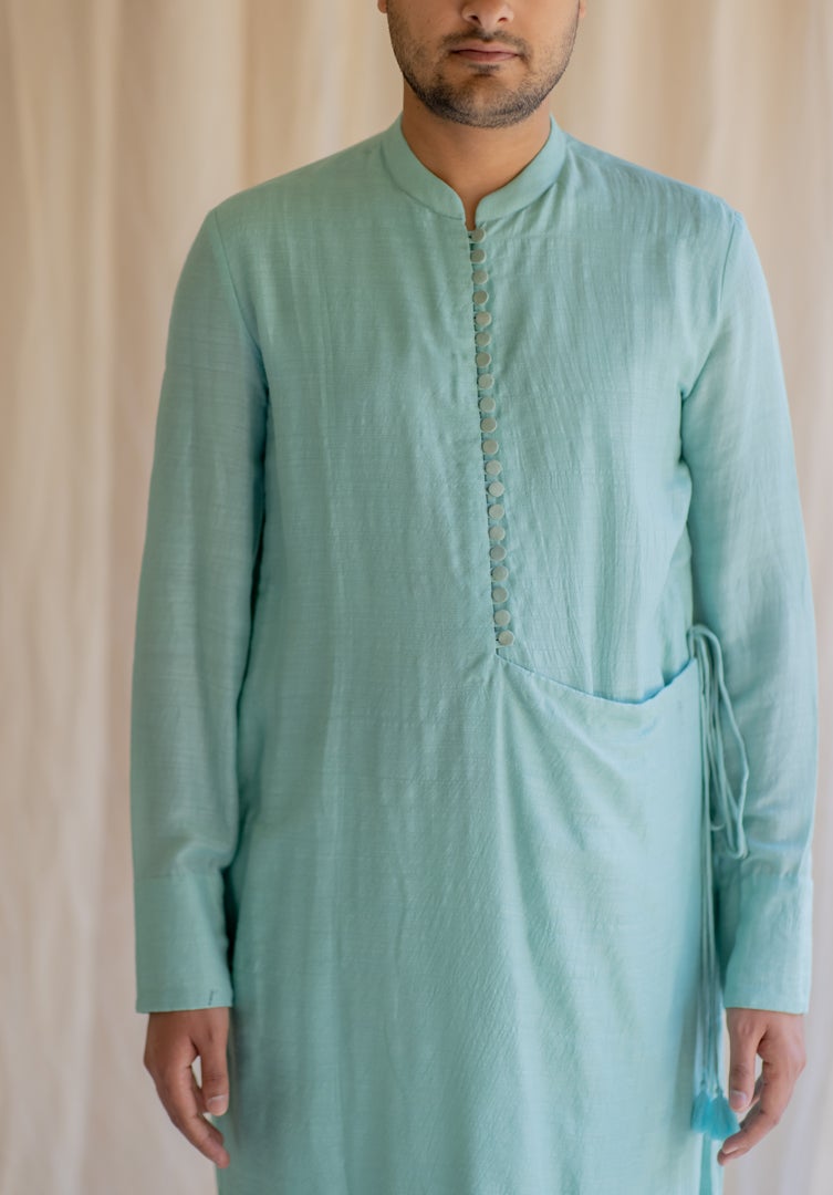 Sapphire angarkha kurta Indian Clothing in Denver, CO, Aurora, CO, Boulder, CO, Fort Collins, CO, Colorado Springs, CO, Parker, CO, Highlands Ranch, CO, Cherry Creek, CO, Centennial, CO, and Longmont, CO. NATIONWIDE SHIPPING USA- India Fashion X
