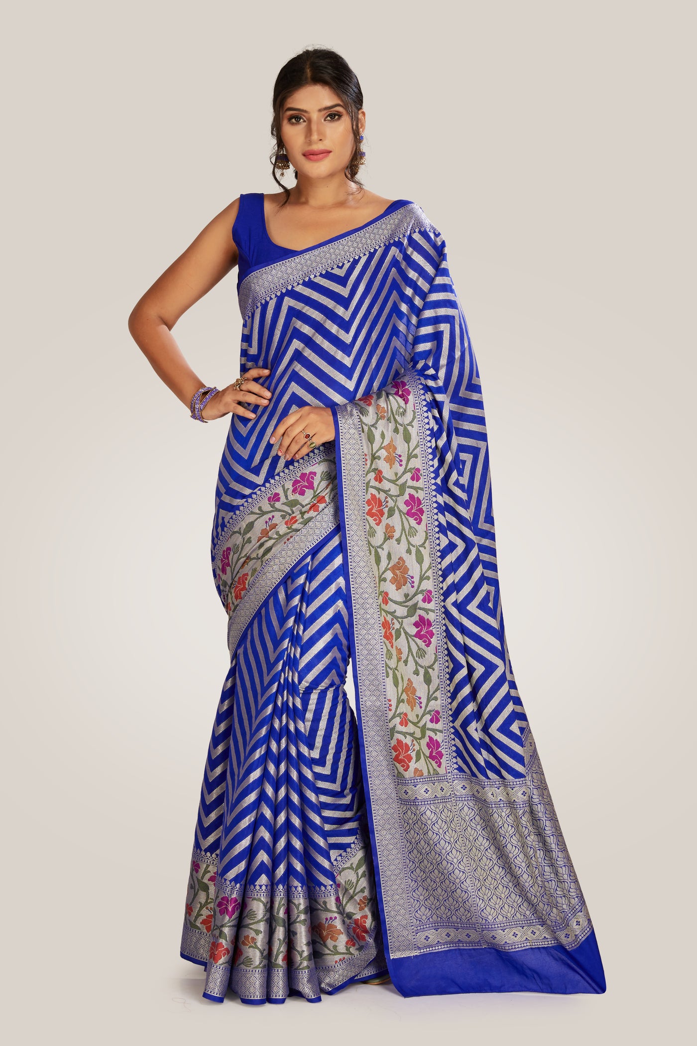 Zig Zag Saree - Indian Clothing in Denver, CO, Aurora, CO, Boulder, CO, Fort Collins, CO, Colorado Springs, CO, Parker, CO, Highlands Ranch, CO, Cherry Creek, CO, Centennial, CO, and Longmont, CO. Nationwide shipping USA - India Fashion X