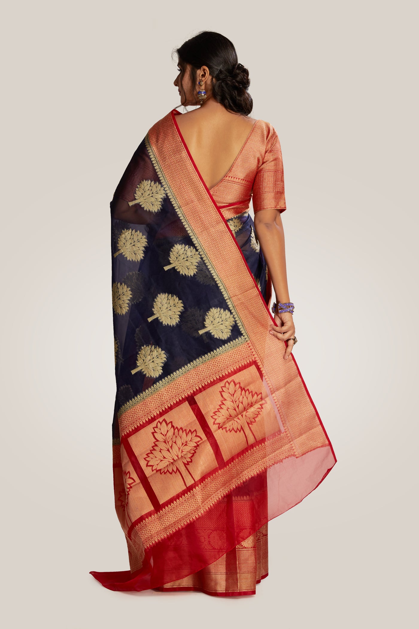 Fine Organza Tissue Saree - Indian Clothing in Denver, CO, Aurora, CO, Boulder, CO, Fort Collins, CO, Colorado Springs, CO, Parker, CO, Highlands Ranch, CO, Cherry Creek, CO, Centennial, CO, and Longmont, CO. Nationwide shipping USA - India Fashion X