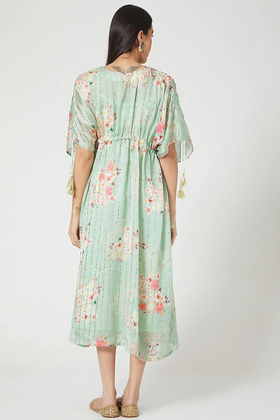Sea Green Kimono Kaftan Indian Clothing in Denver, CO, Aurora, CO, Boulder, CO, Fort Collins, CO, Colorado Springs, CO, Parker, CO, Highlands Ranch, CO, Cherry Creek, CO, Centennial, CO, and Longmont, CO. NATIONWIDE SHIPPING USA- India Fashion X