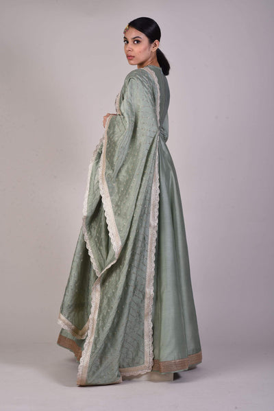 Mint Green Yoke Anarkali - Indian Clothing in Denver, CO, Aurora, CO, Boulder, CO, Fort Collins, CO, Colorado Springs, CO, Parker, CO, Highlands Ranch, CO, Cherry Creek, CO, Centennial, CO, and Longmont, CO. Nationwide shipping USA - India Fashion X