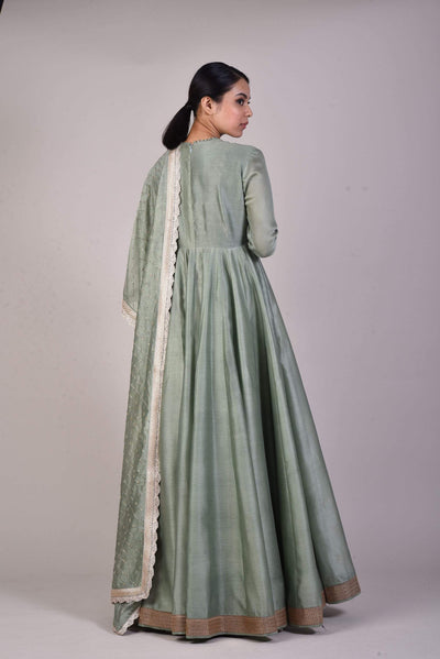 Mint Green Yoke Anarkali - Indian Clothing in Denver, CO, Aurora, CO, Boulder, CO, Fort Collins, CO, Colorado Springs, CO, Parker, CO, Highlands Ranch, CO, Cherry Creek, CO, Centennial, CO, and Longmont, CO. Nationwide shipping USA - India Fashion X