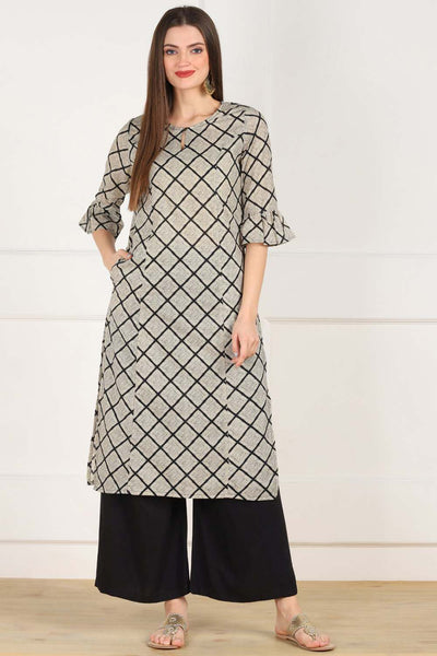 Checkered Print Kurti Indian Clothing in Denver, CO, Aurora, CO, Boulder, CO, Fort Collins, CO, Colorado Springs, CO, Parker, CO, Highlands Ranch, CO, Cherry Creek, CO, Centennial, CO, and Longmont, CO. NATIONWIDE SHIPPING USA- India Fashion X