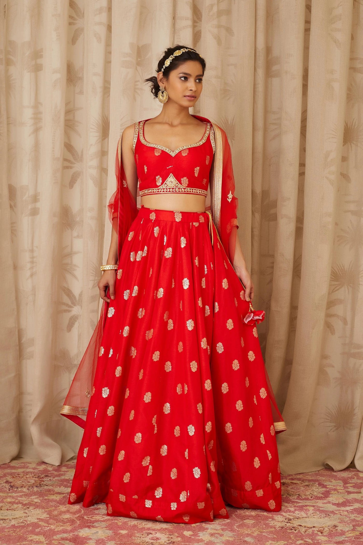 Red Zardosi Lehenga Set Indian Clothing in Denver, CO, Aurora, CO, Boulder, CO, Fort Collins, CO, Colorado Springs, CO, Parker, CO, Highlands Ranch, CO, Cherry Creek, CO, Centennial, CO, and Longmont, CO. NATIONWIDE SHIPPING USA- India Fashion X