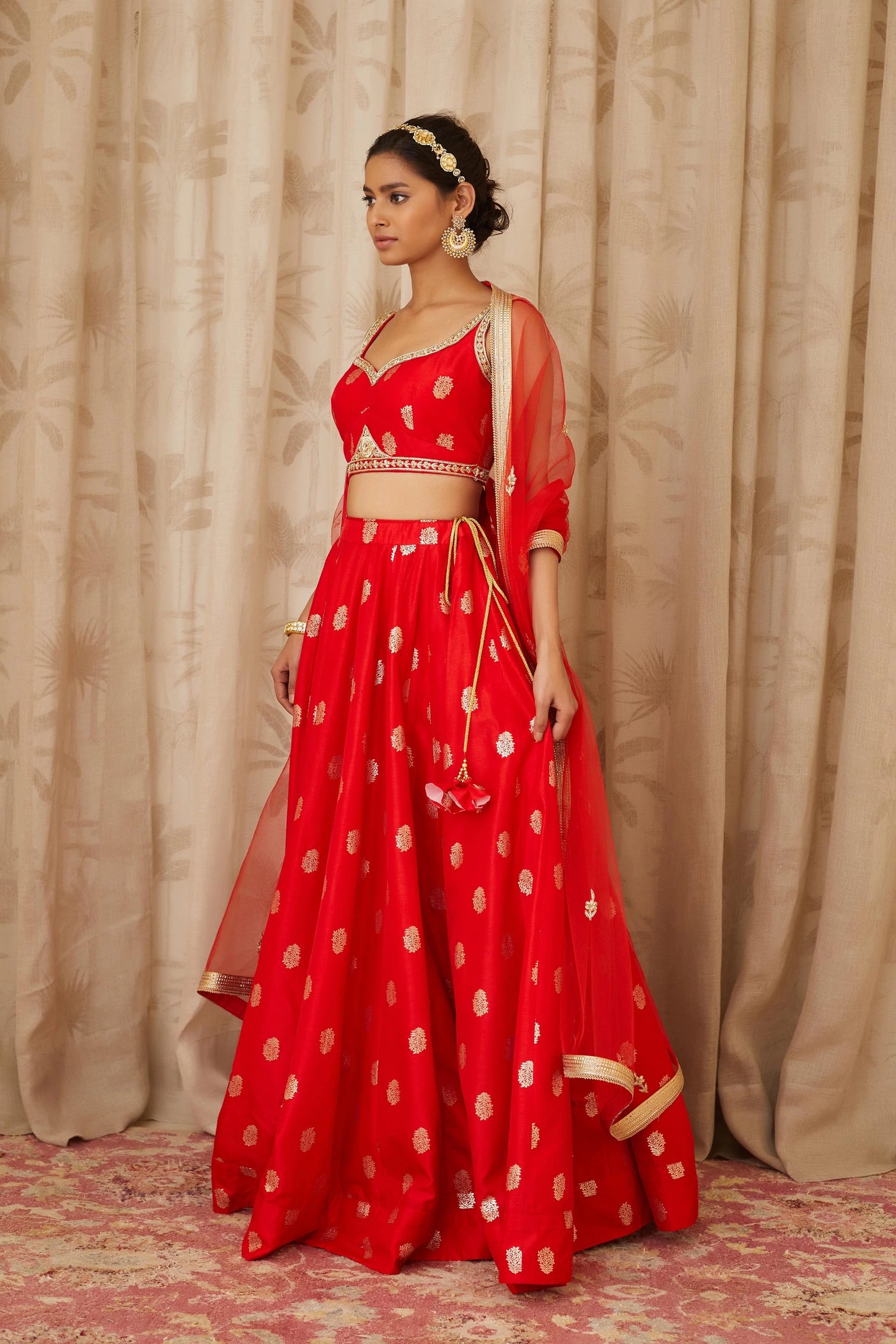Red Zardosi Lehenga Set Indian Clothing in Denver, CO, Aurora, CO, Boulder, CO, Fort Collins, CO, Colorado Springs, CO, Parker, CO, Highlands Ranch, CO, Cherry Creek, CO, Centennial, CO, and Longmont, CO. NATIONWIDE SHIPPING USA- India Fashion X