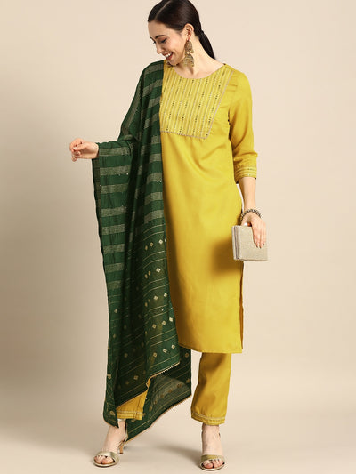 Yellow yoke Kurta - Indian Clothing in Denver, CO, Aurora, CO, Boulder, CO, Fort Collins, CO, Colorado Springs, CO, Parker, CO, Highlands Ranch, CO, Cherry Creek, CO, Centennial, CO, and Longmont, CO. Nationwide shipping USA - India Fashion X