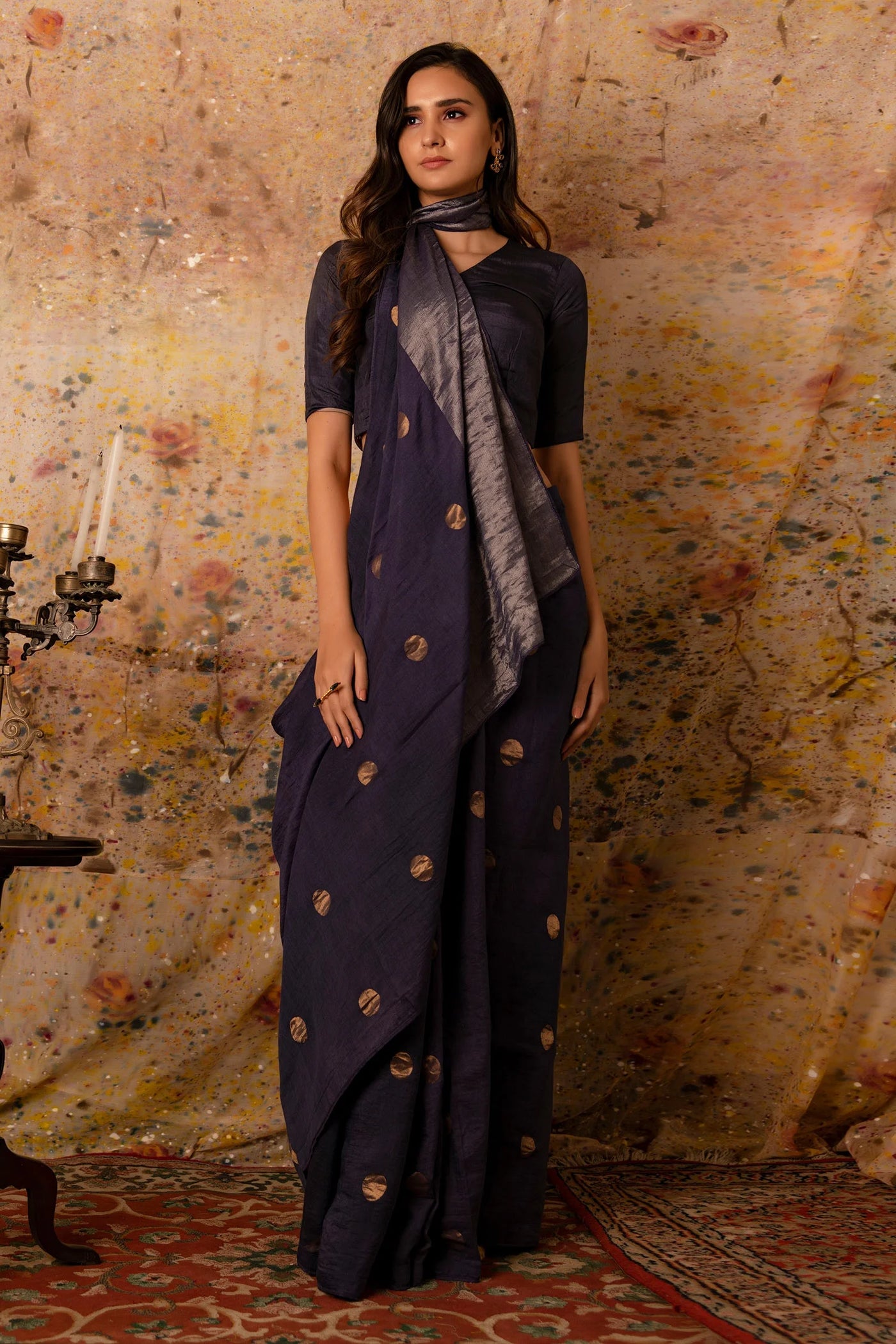 Blue Zari Silk Saree - Indian Clothing in Denver, CO, Aurora, CO, Boulder, CO, Fort Collins, CO, Colorado Springs, CO, Parker, CO, Highlands Ranch, CO, Cherry Creek, CO, Centennial, CO, and Longmont, CO. Nationwide shipping USA - India Fashion X