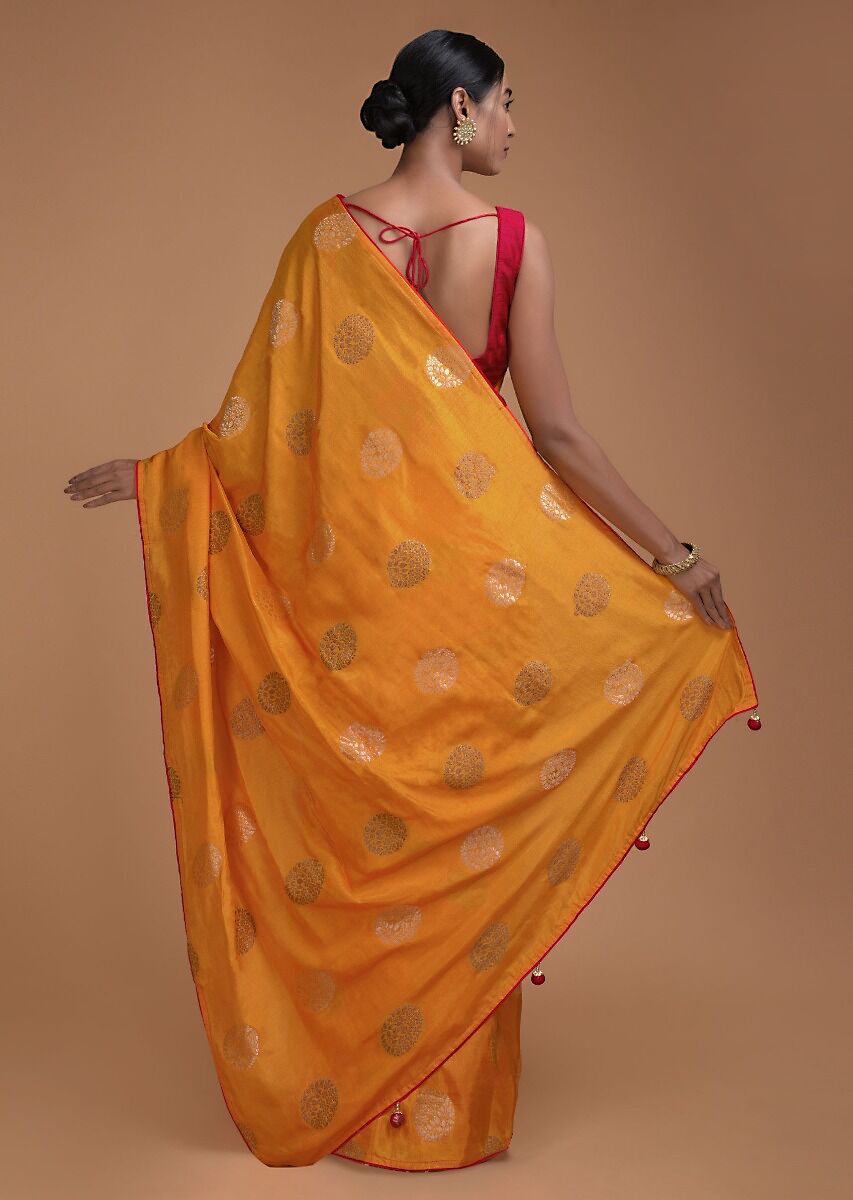 Amber Yellow Saree Indian Clothing in Denver, CO, Aurora, CO, Boulder, CO, Fort Collins, CO, Colorado Springs, CO, Parker, CO, Highlands Ranch, CO, Cherry Creek, CO, Centennial, CO, and Longmont, CO. NATIONWIDE SHIPPING USA- India Fashion X