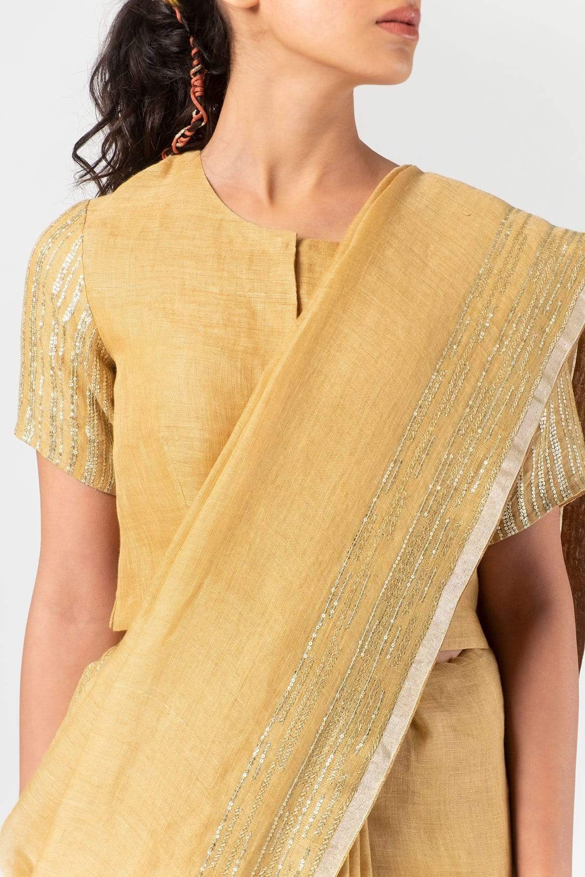 Evening Linen Saree Indian Clothing in Denver, CO, Aurora, CO, Boulder, CO, Fort Collins, CO, Colorado Springs, CO, Parker, CO, Highlands Ranch, CO, Cherry Creek, CO, Centennial, CO, and Longmont, CO. NATIONWIDE SHIPPING USA- India Fashion X