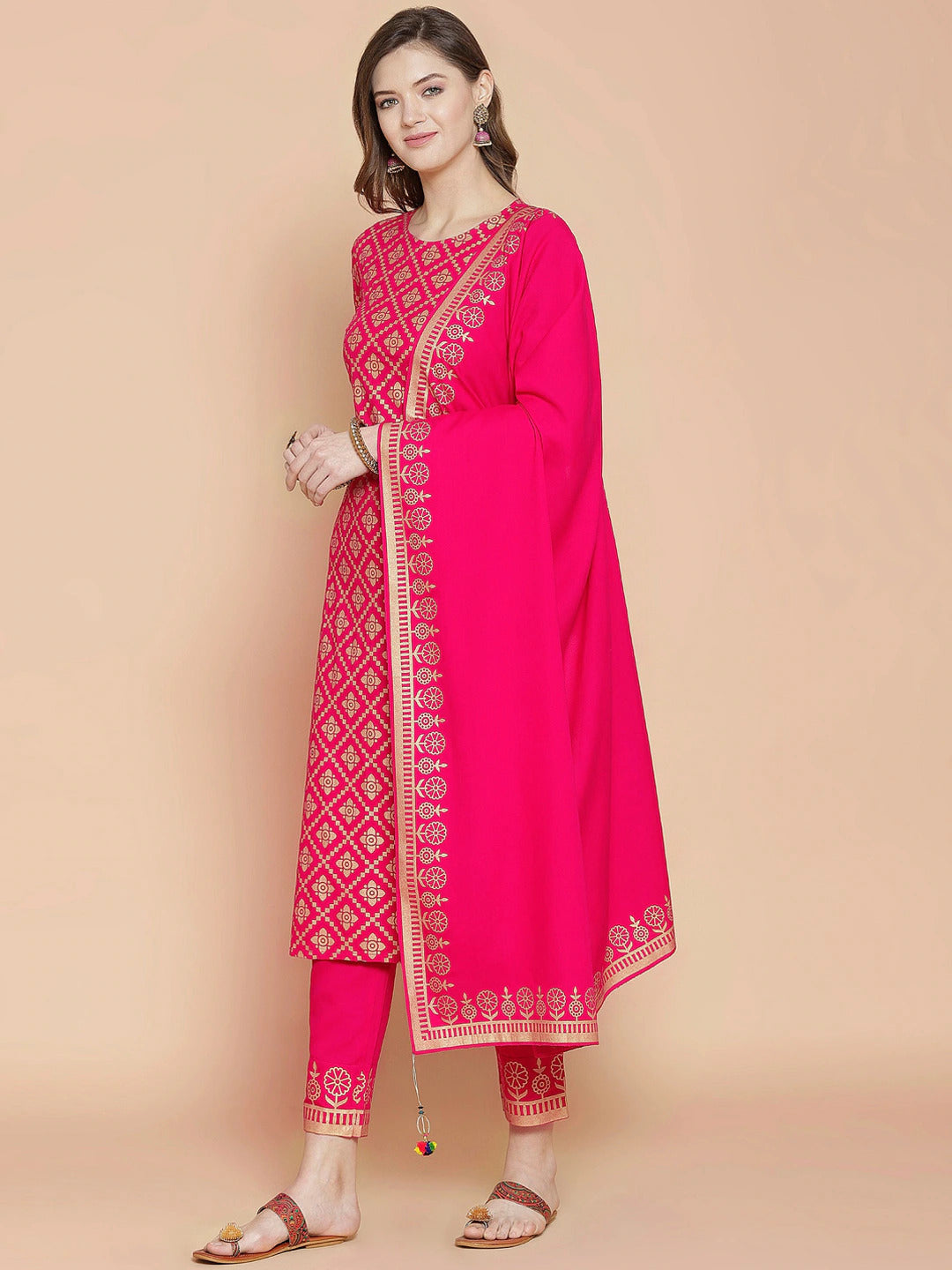 Pink Cotton Kurta Indian Clothing in Denver, CO, Aurora, CO, Boulder, CO, Fort Collins, CO, Colorado Springs, CO, Parker, CO, Highlands Ranch, CO, Cherry Creek, CO, Centennial, CO, and Longmont, CO. NATIONWIDE SHIPPING USA- India Fashion X