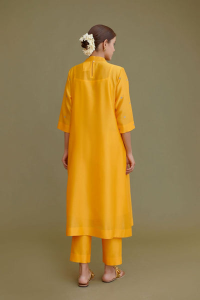 Mango Silk Tunic Set - Indian Clothing in Denver, CO, Aurora, CO, Boulder, CO, Fort Collins, CO, Colorado Springs, CO, Parker, CO, Highlands Ranch, CO, Cherry Creek, CO, Centennial, CO, and Longmont, CO. Nationwide shipping USA - India Fashion X