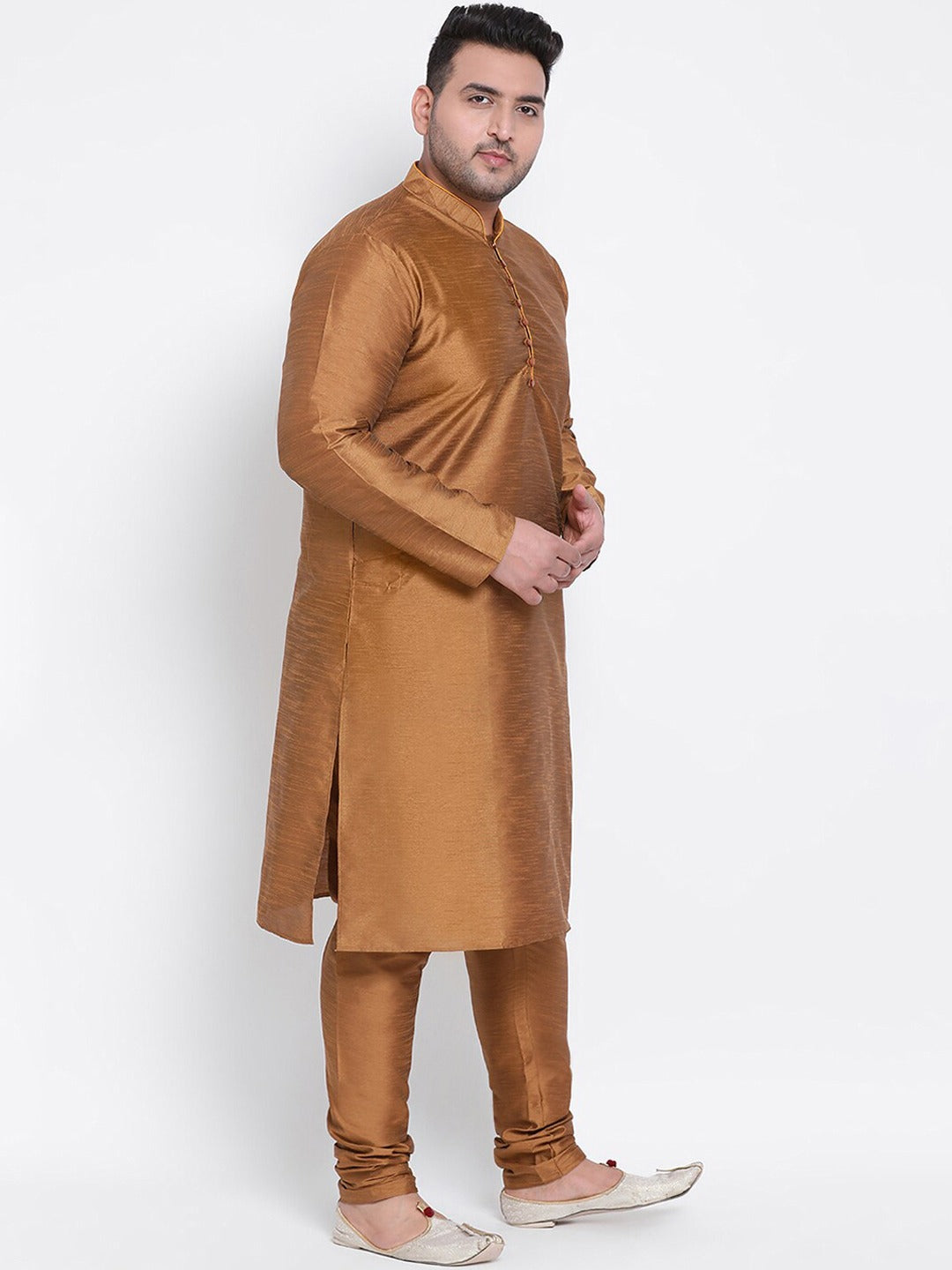 Glossy Brown Kurta Set Indian Clothing in Denver, CO, Aurora, CO, Boulder, CO, Fort Collins, CO, Colorado Springs, CO, Parker, CO, Highlands Ranch, CO, Cherry Creek, CO, Centennial, CO, and Longmont, CO. NATIONWIDE SHIPPING USA- India Fashion X