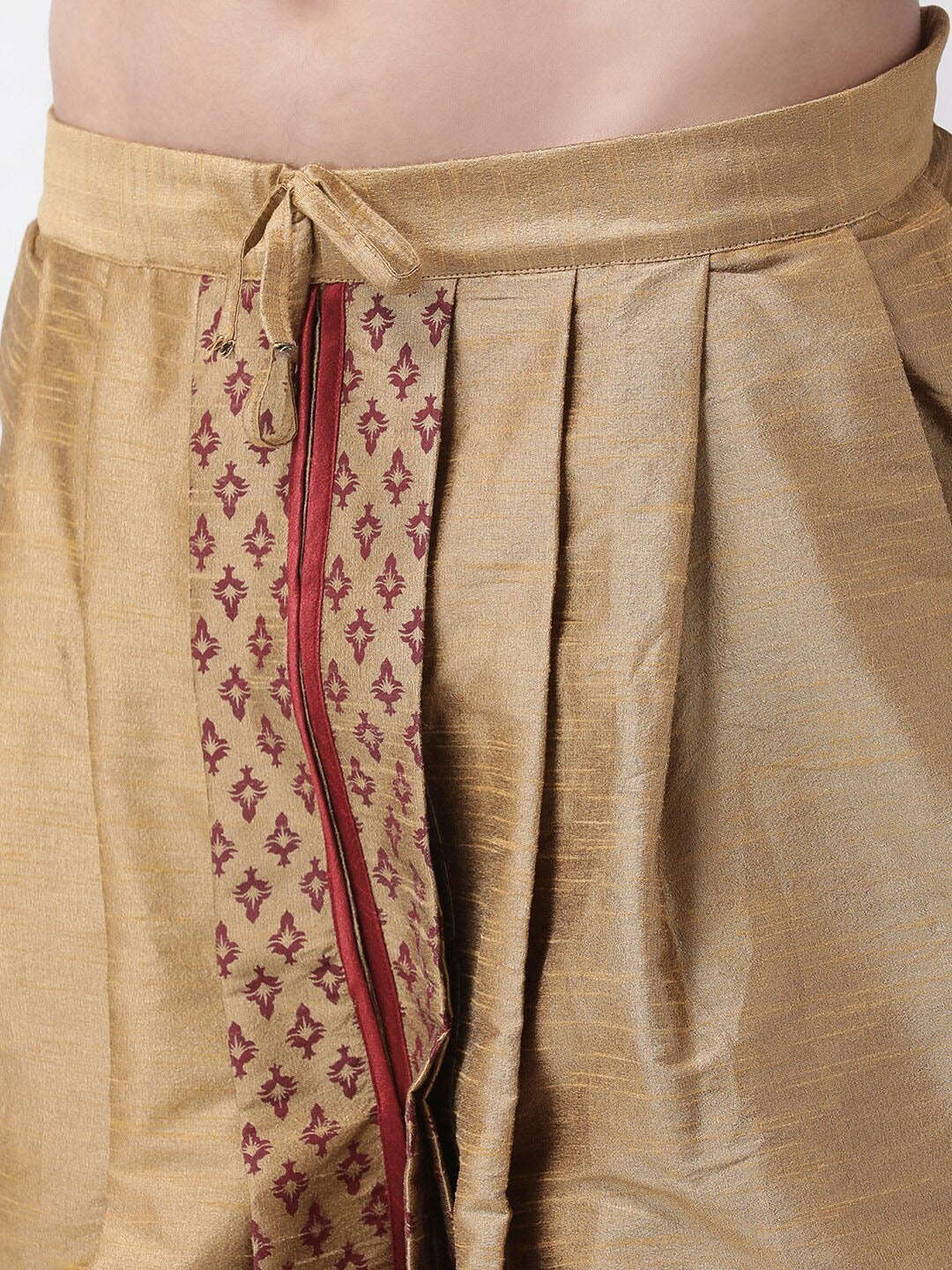 Golden & Maroon Silk Dhoti Pants Indian Clothing in Denver, CO, Aurora, CO, Boulder, CO, Fort Collins, CO, Colorado Springs, CO, Parker, CO, Highlands Ranch, CO, Cherry Creek, CO, Centennial, CO, and Longmont, CO. NATIONWIDE SHIPPING USA- India Fashion X