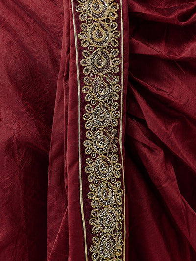 maroon Embroidered Dhoti Pants Indian Clothing in Denver, CO, Aurora, CO, Boulder, CO, Fort Collins, CO, Colorado Springs, CO, Parker, CO, Highlands Ranch, CO, Cherry Creek, CO, Centennial, CO, and Longmont, CO. NATIONWIDE SHIPPING USA- India Fashion X