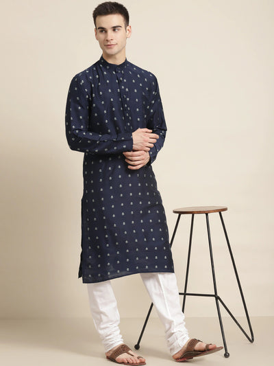 Navy White Kurta Set Indian Clothing in Denver, CO, Aurora, CO, Boulder, CO, Fort Collins, CO, Colorado Springs, CO, Parker, CO, Highlands Ranch, CO, Cherry Creek, CO, Centennial, CO, and Longmont, CO. NATIONWIDE SHIPPING USA- India Fashion X