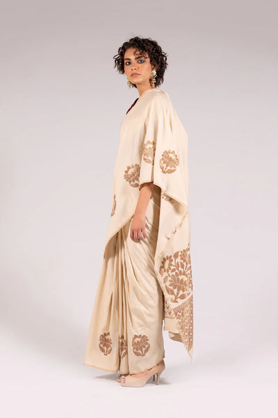 Ivory Sangi Saree - Indian Clothing in Denver, CO, Aurora, CO, Boulder, CO, Fort Collins, CO, Colorado Springs, CO, Parker, CO, Highlands Ranch, CO, Cherry Creek, CO, Centennial, CO, and Longmont, CO. Nationwide shipping USA - India Fashion X
