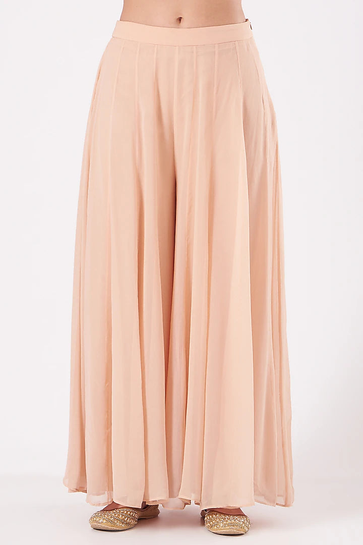 Blush Pink Embroidered Anarkali Set - Indian Clothing in Denver, CO, Aurora, CO, Boulder, CO, Fort Collins, CO, Colorado Springs, CO, Parker, CO, Highlands Ranch, CO, Cherry Creek, CO, Centennial, CO, and Longmont, CO. Nationwide shipping USA - India Fashion X