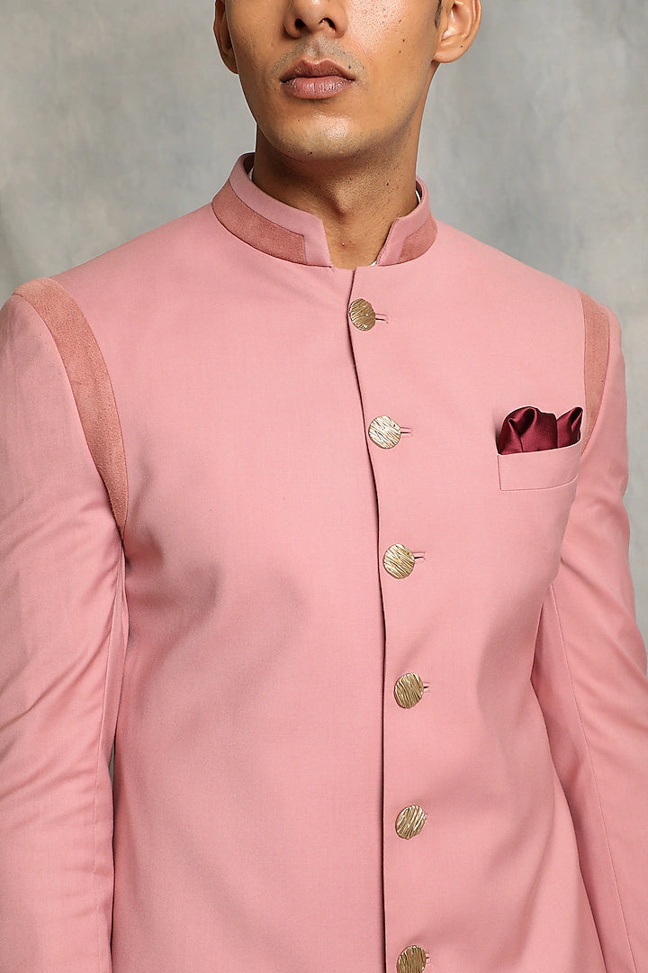 Baby Pink Sherwani Set Indian Clothing in Denver, CO, Aurora, CO, Boulder, CO, Fort Collins, CO, Colorado Springs, CO, Parker, CO, Highlands Ranch, CO, Cherry Creek, CO, Centennial, CO, and Longmont, CO. NATIONWIDE SHIPPING USA- India Fashion X