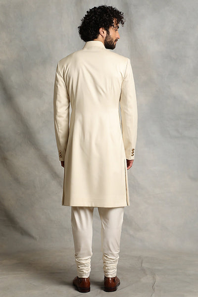 Ivory Sherwani Set Indian Clothing in Denver, CO, Aurora, CO, Boulder, CO, Fort Collins, CO, Colorado Springs, CO, Parker, CO, Highlands Ranch, CO, Cherry Creek, CO, Centennial, CO, and Longmont, CO. NATIONWIDE SHIPPING USA- India Fashion X