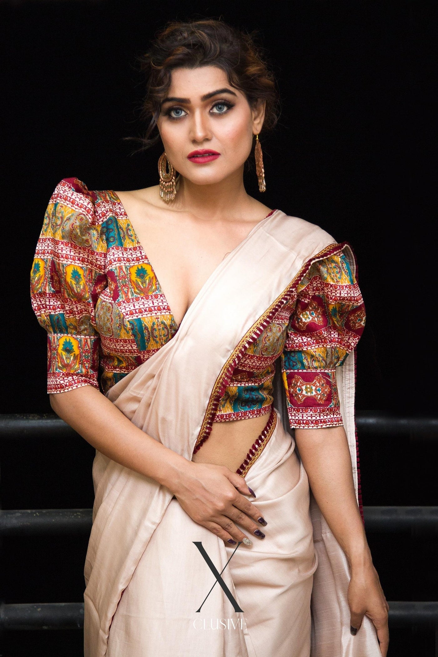 Blush Pink Satin Silk Saree - Indian Clothing in Denver, CO, Aurora, CO, Boulder, CO, Fort Collins, CO, Colorado Springs, CO, Parker, CO, Highlands Ranch, CO, Cherry Creek, CO, Centennial, CO, and Longmont, CO. Nationwide shipping USA - India Fashion X