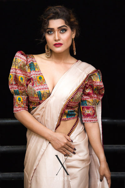 Blush Pink Satin Silk Saree - Indian Clothing in Denver, CO, Aurora, CO, Boulder, CO, Fort Collins, CO, Colorado Springs, CO, Parker, CO, Highlands Ranch, CO, Cherry Creek, CO, Centennial, CO, and Longmont, CO. Nationwide shipping USA - India Fashion X