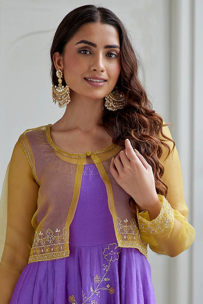 Royal Purple Anarkali Set Indian Clothing in Denver, CO, Aurora, CO, Boulder, CO, Fort Collins, CO, Colorado Springs, CO, Parker, CO, Highlands Ranch, CO, Cherry Creek, CO, Centennial, CO, and Longmont, CO. NATIONWIDE SHIPPING USA- India Fashion X