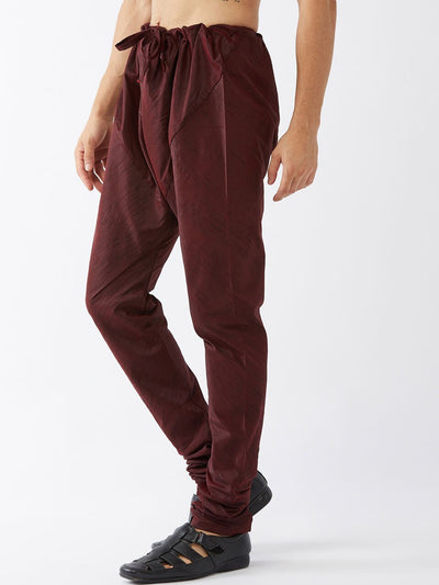 Burgundy Silk Blend Churidar Indian Clothing in Denver, CO, Aurora, CO, Boulder, CO, Fort Collins, CO, Colorado Springs, CO, Parker, CO, Highlands Ranch, CO, Cherry Creek, CO, Centennial, CO, and Longmont, CO. NATIONWIDE SHIPPING USA- India Fashion X