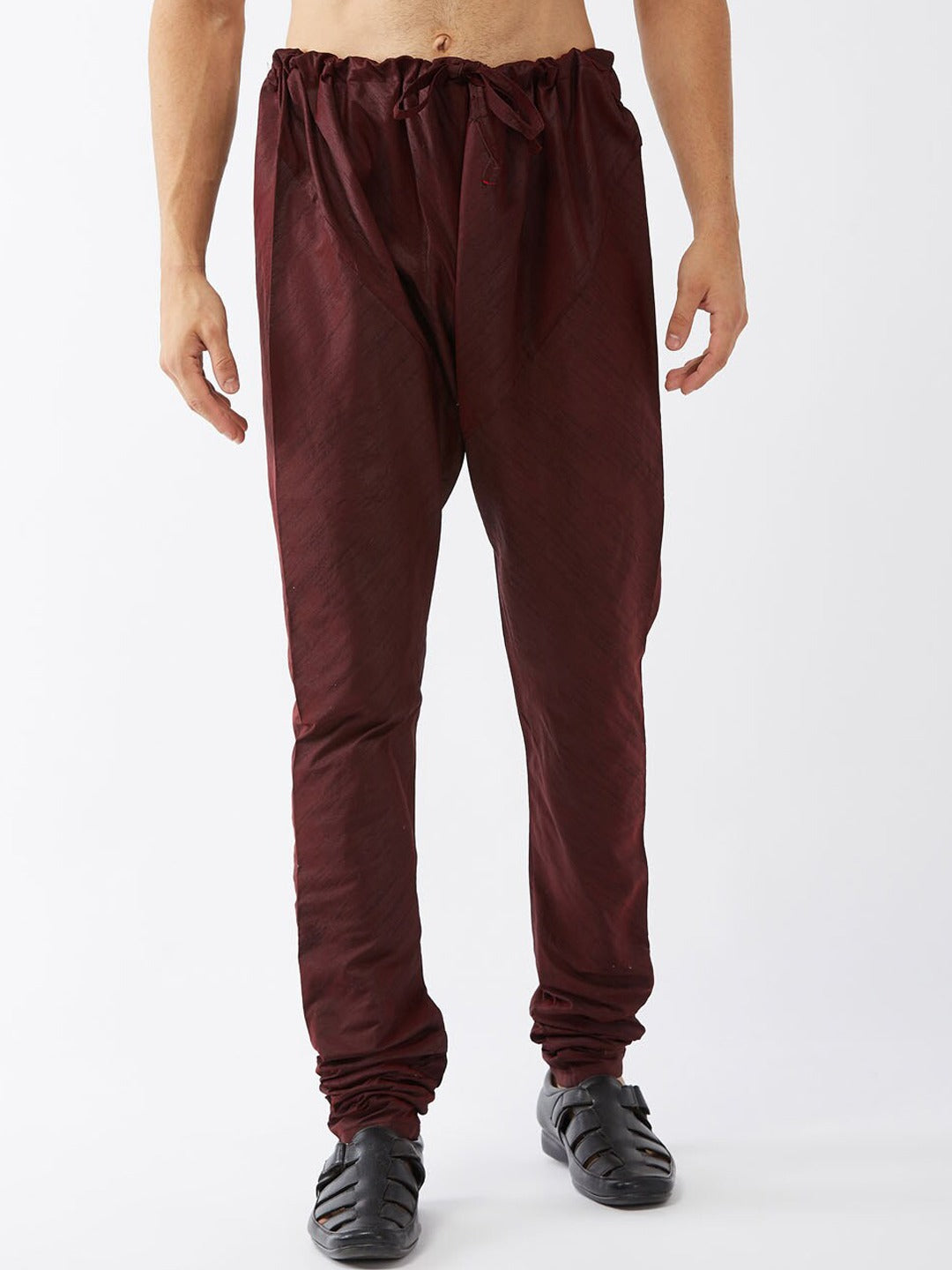 Burgundy Silk Blend Churidar Indian Clothing in Denver, CO, Aurora, CO, Boulder, CO, Fort Collins, CO, Colorado Springs, CO, Parker, CO, Highlands Ranch, CO, Cherry Creek, CO, Centennial, CO, and Longmont, CO. NATIONWIDE SHIPPING USA- India Fashion X