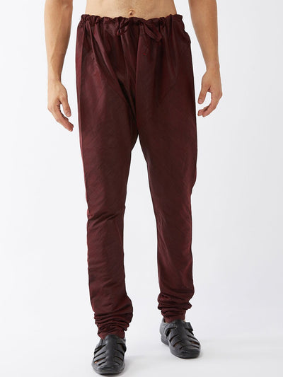 Burgundy Silk Blend Churidar Indian Clothing in Denver, CO, Aurora, CO, Boulder, CO, Fort Collins, CO, Colorado Springs, CO, Parker, CO, Highlands Ranch, CO, Cherry Creek, CO, Centennial, CO, and Longmont, CO. NATIONWIDE SHIPPING USA- India Fashion X