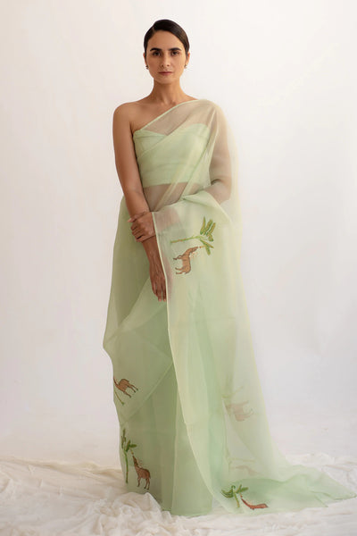 Banana Tree Silk Saree - Indian Clothing in Denver, CO, Aurora, CO, Boulder, CO, Fort Collins, CO, Colorado Springs, CO, Parker, CO, Highlands Ranch, CO, Cherry Creek, CO, Centennial, CO, and Longmont, CO. Nationwide shipping USA - India Fashion X