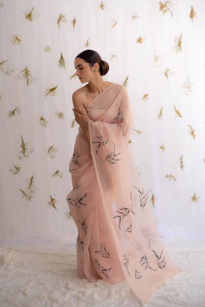 Pink Pedal Saree - Indian Clothing in Denver, CO, Aurora, CO, Boulder, CO, Fort Collins, CO, Colorado Springs, CO, Parker, CO, Highlands Ranch, CO, Cherry Creek, CO, Centennial, CO, and Longmont, CO. Nationwide shipping USA - India Fashion X