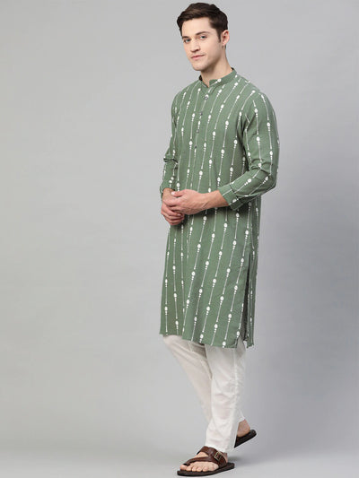 Green Print Kurta Set Indian Clothing in Denver, CO, Aurora, CO, Boulder, CO, Fort Collins, CO, Colorado Springs, CO, Parker, CO, Highlands Ranch, CO, Cherry Creek, CO, Centennial, CO, and Longmont, CO. NATIONWIDE SHIPPING USA- India Fashion X