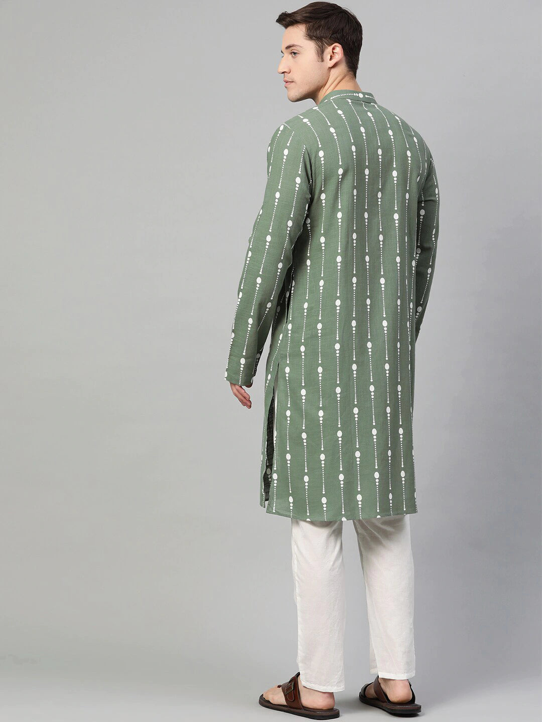 Green Print Kurta Set Indian Clothing in Denver, CO, Aurora, CO, Boulder, CO, Fort Collins, CO, Colorado Springs, CO, Parker, CO, Highlands Ranch, CO, Cherry Creek, CO, Centennial, CO, and Longmont, CO. NATIONWIDE SHIPPING USA- India Fashion X