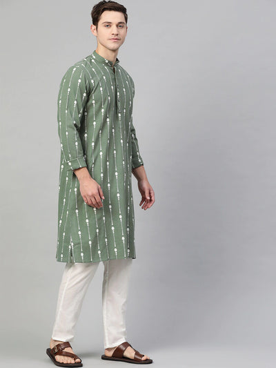 Green Print Kurta Set Indian Clothing in Denver, CO, Aurora, CO, Boulder, CO, Fort Collins, CO, Colorado Springs, CO, Parker, CO, Highlands Ranch, CO, Cherry Creek, CO, Centennial, CO, and Longmont, CO. NATIONWIDE SHIPPING USA- India Fashion X