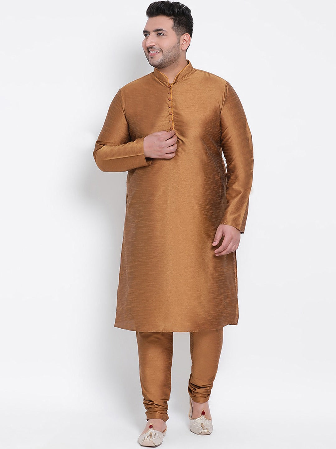 Glossy Brown Kurta Set Indian Clothing in Denver, CO, Aurora, CO, Boulder, CO, Fort Collins, CO, Colorado Springs, CO, Parker, CO, Highlands Ranch, CO, Cherry Creek, CO, Centennial, CO, and Longmont, CO. NATIONWIDE SHIPPING USA- India Fashion X