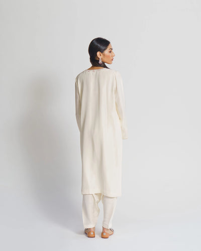 Off White Suit Set - Indian Clothing in Denver, CO, Aurora, CO, Boulder, CO, Fort Collins, CO, Colorado Springs, CO, Parker, CO, Highlands Ranch, CO, Cherry Creek, CO, Centennial, CO, and Longmont, CO. Nationwide shipping USA - India Fashion X