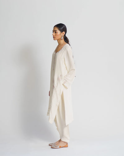 Off White Suit Set - Indian Clothing in Denver, CO, Aurora, CO, Boulder, CO, Fort Collins, CO, Colorado Springs, CO, Parker, CO, Highlands Ranch, CO, Cherry Creek, CO, Centennial, CO, and Longmont, CO. Nationwide shipping USA - India Fashion X