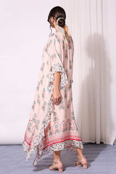 Pink Rose Cotton Kaftan Indian Clothing in Denver, CO, Aurora, CO, Boulder, CO, Fort Collins, CO, Colorado Springs, CO, Parker, CO, Highlands Ranch, CO, Cherry Creek, CO, Centennial, CO, and Longmont, CO. NATIONWIDE SHIPPING USA- India Fashion X