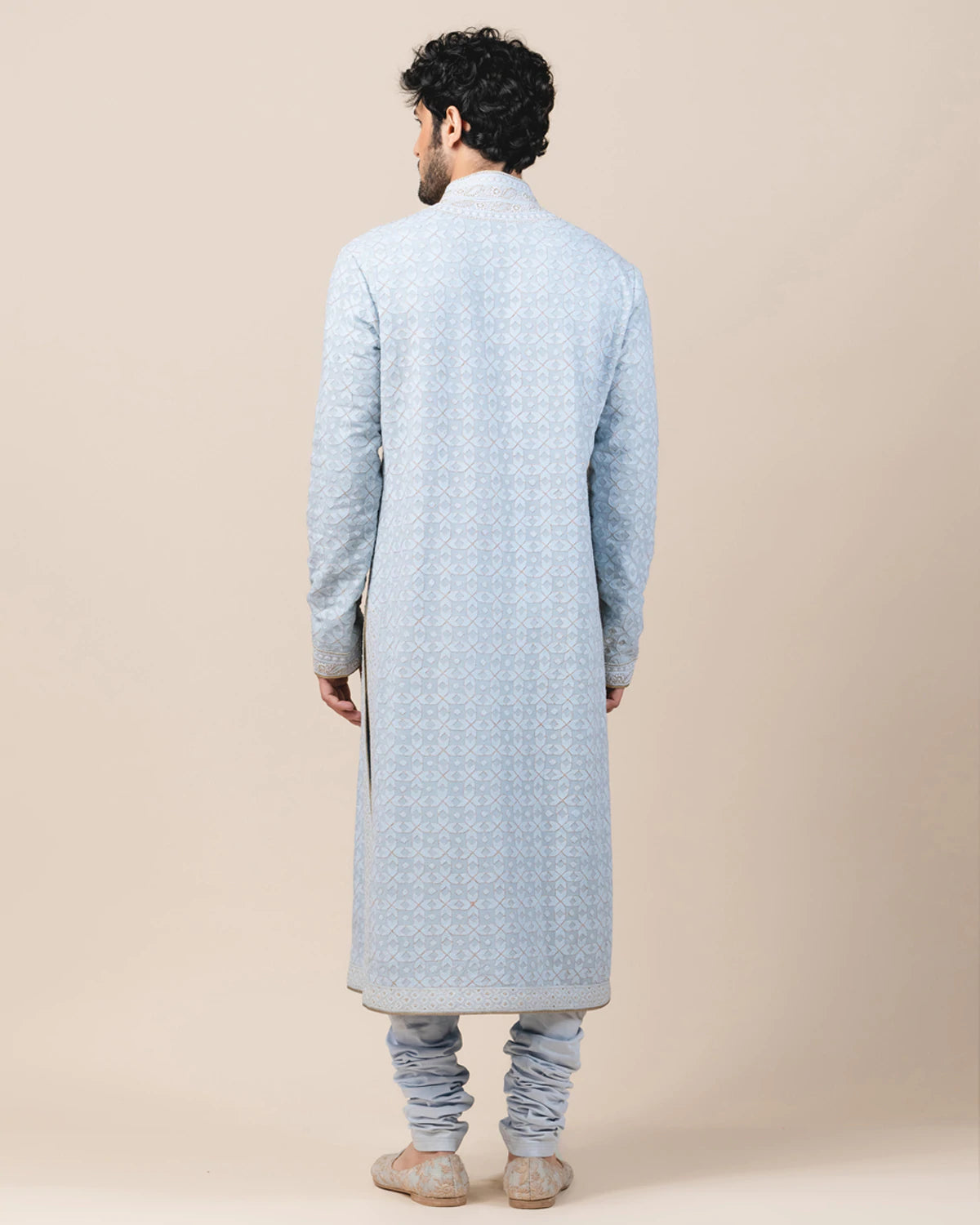 Powder Blue Chikankari Kurta Set Indian Clothing in Denver, CO, Aurora, CO, Boulder, CO, Fort Collins, CO, Colorado Springs, CO, Parker, CO, Highlands Ranch, CO, Cherry Creek, CO, Centennial, CO, and Longmont, CO. NATIONWIDE SHIPPING USA- India Fashion X